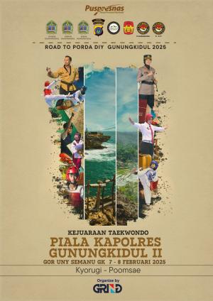 Kejuaraan KAPOLRES GUNUNG KIDUL TAEKWONDO CHAMPIONSHIP II TH.2025 Pengkab TI GK - GRIND ti-gpdsalatiga.com